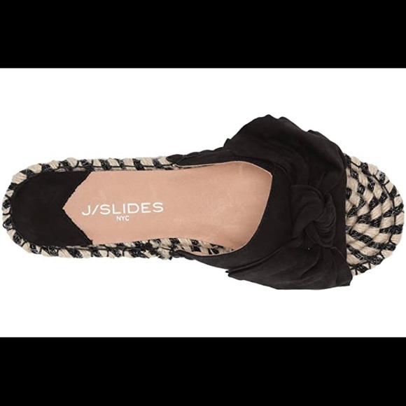 Black J/Slides Ritzy sandals, size 7.5 - Picture 2 of 6